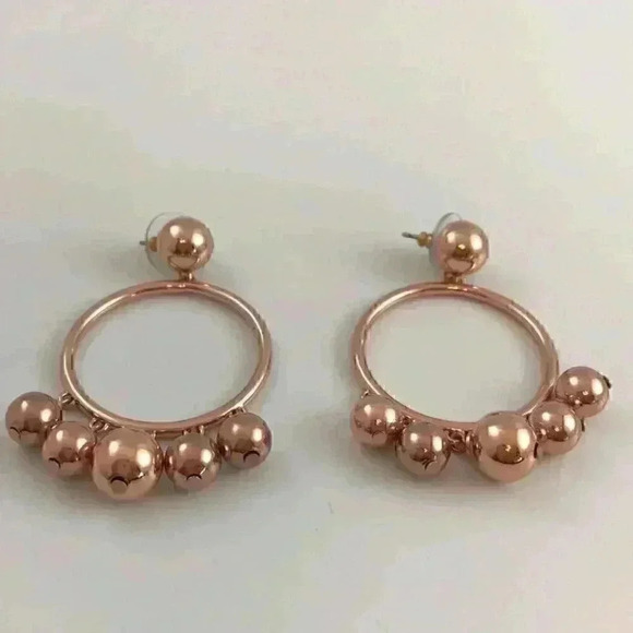 Kate Spade new Large Bauble Hoops w dangling balls - Picture 8 of 8